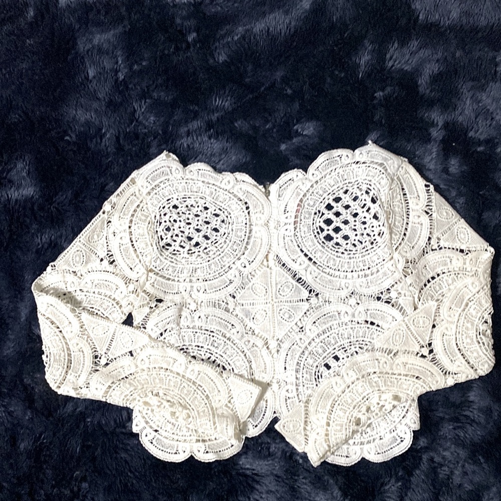 Long sleeve cropped top